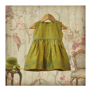 Chartreuse Silk Dress