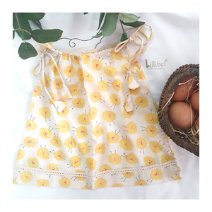 Baby Chicks Tie-Shoulder Dress