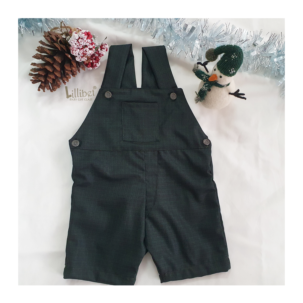 Emerald Tartan Dungarees