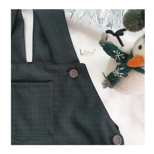 Emerald Tartan Dungarees