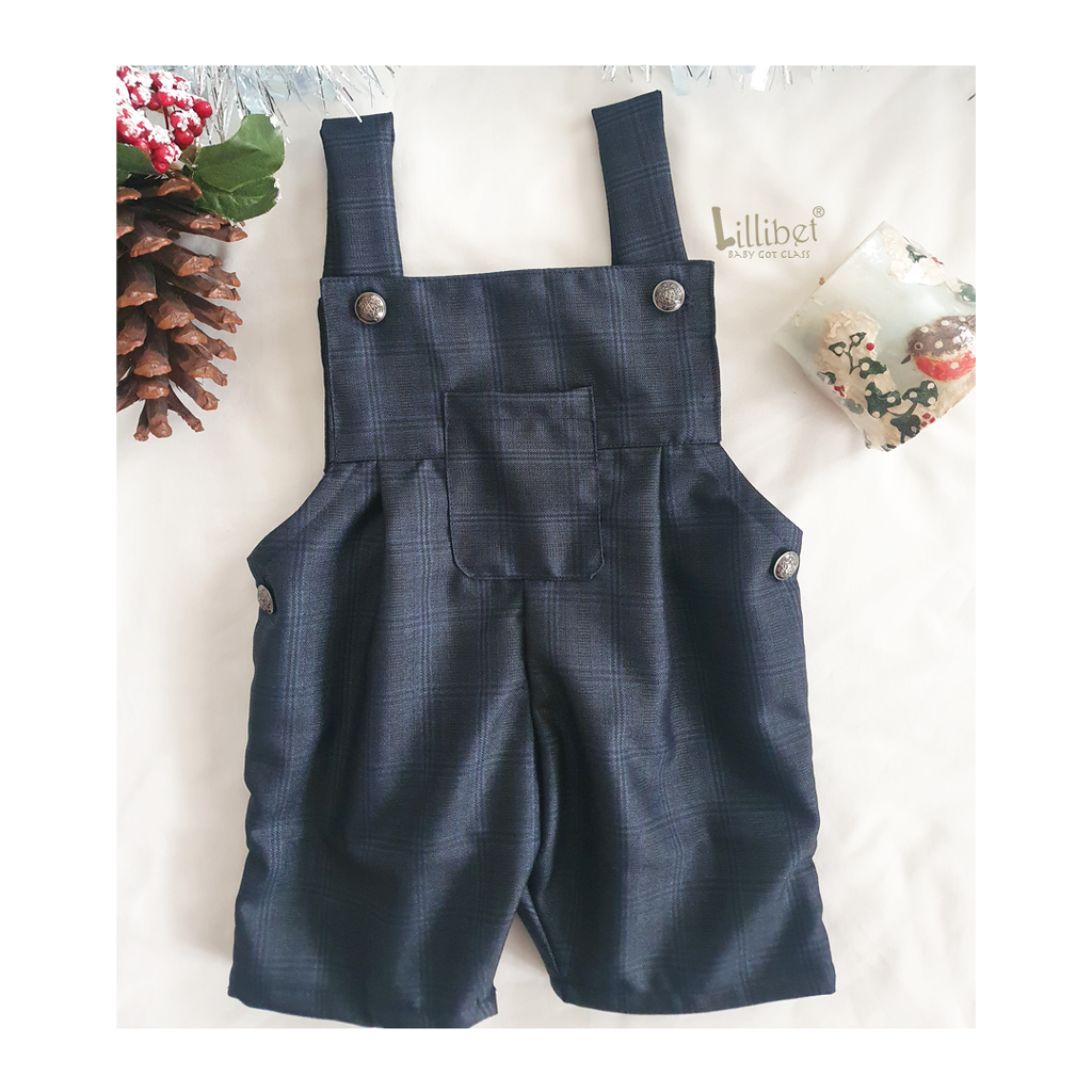 Sapphire Tartan Dungarees