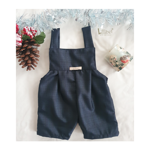 Sapphire Tartan Dungarees