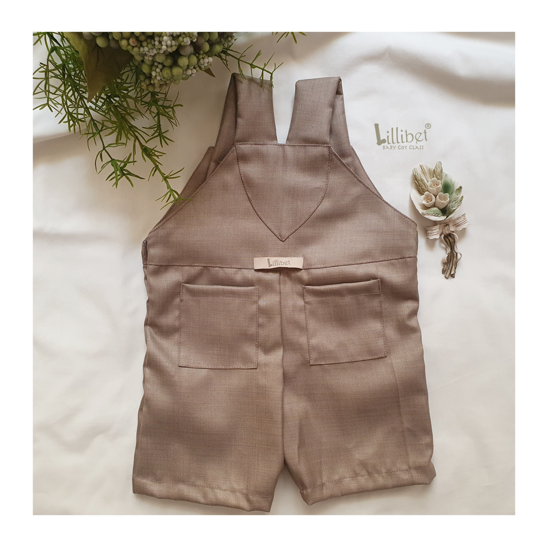 Tan Textured Dungarees